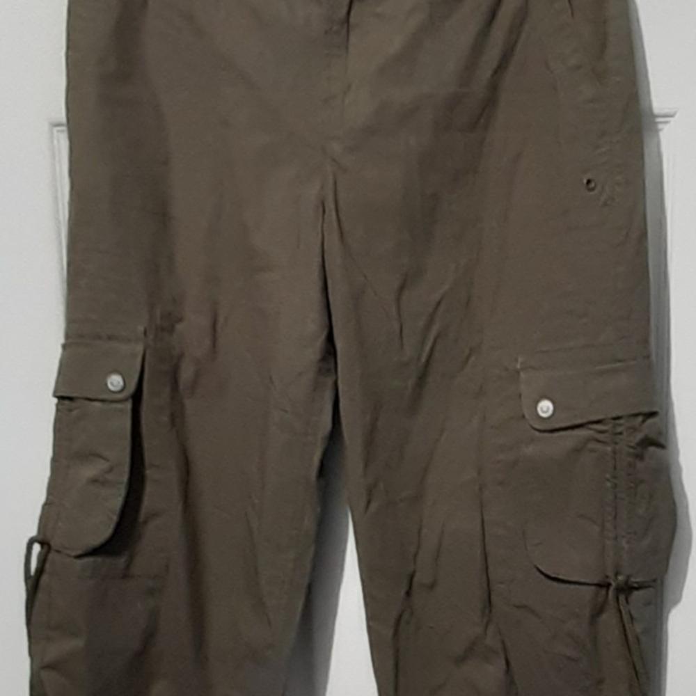 Gitano Women's Cargo Pants - Olive